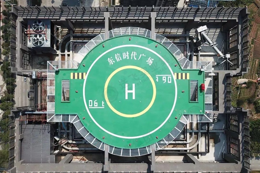 直升機停機坪機場標志顏色是固定的嗎？都有哪些？